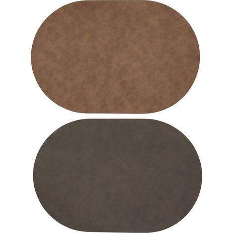 Kim doppelseitiges Tischset 49x33 cm schwarz (1/5)
