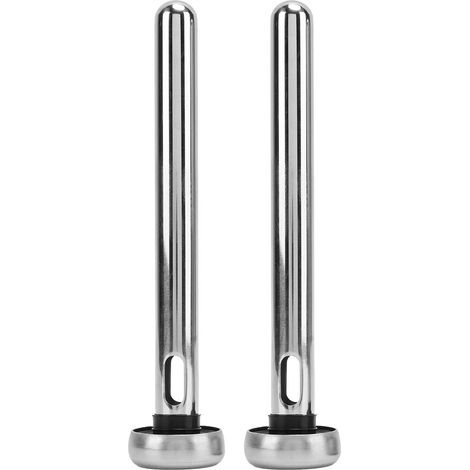 Sollbry Lot de 2 bâtonnets réfrigérants pour bière en acier inoxydable portables instantanés, parfaits pour la maison, le bar, la fête, les barbecues en plein air, l’accessoire favori des hommes (1/5)