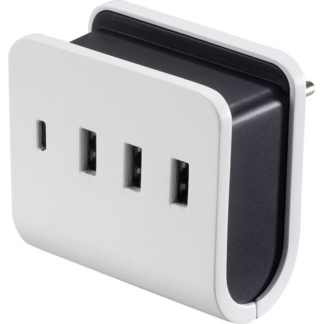 VOLTCRAFT UC-4ACX001 USB Ladegerät 24 W Innenbereich Ausgangsstrom (max.) 4.8 A 4 x 1x USB-C®, 3x US