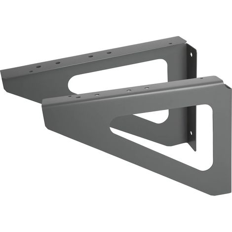 RENZ Kit de fixation - H.18 x l.25 x P.3 cm - gris (1/5)