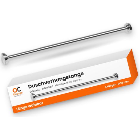 Edelstahl Teleskop Duschvorhangstange (1/3)