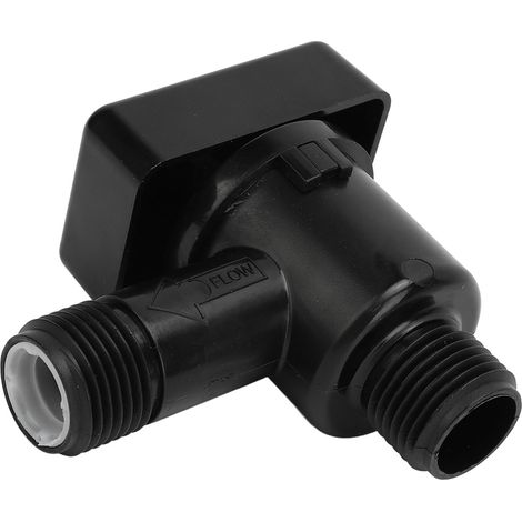 Valvola di non ritorno per camper, da 8 a 125 PSI, anti-riflusso, nera, sistema di serbatoi anti-perdita per roulotte. (1/4)