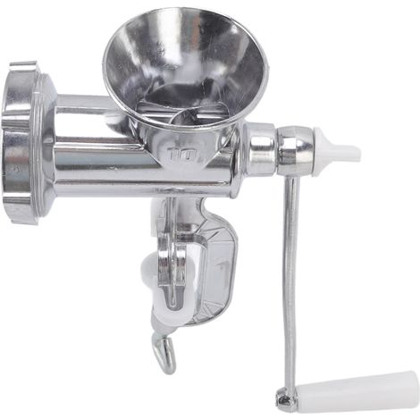 Multifunktionaler Fleischwolf, groß und robust, aus Aluminiumlegierung, mit Handkurbel, für den Hausgebrauch und zum Wurstfüllen. (1/5)
