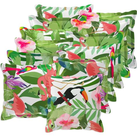 Funda de almohada 12 uds. HOUTEN Multicolor 50 x 50 cm vidaXL (1/5)