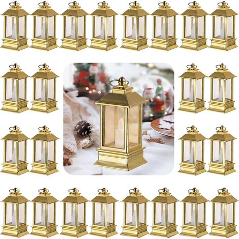 Lot de 24 Lanternes Bougies LED Extérieur Sans Flamme