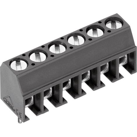 PTR Hartmann 50550060121G Schraubklemmblock 1.00 mm² Polzahl 6 Grau 1 St.
