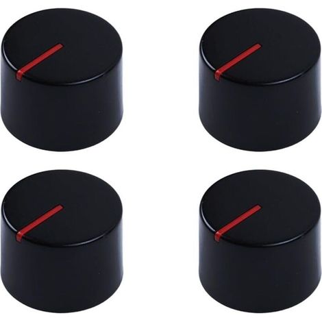 4 Pcs Bouton Plaque de Cuisson,Boutons de Commande Universels,Ø 6mm Bouton de Cuisinière,Bouton pour Réchaud à Gaz,pour Presque Toutes Les Cuisinières,Plaques de Cuisson,Four,Cuisinière à Gaz (1/5)