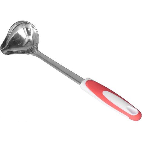 Louche sauce en acier inoxydable, louche conserves cuillre soupe d'huile louche sauce avec bec verseur cuillre de cuisson pour outil de cuisine (1/5)