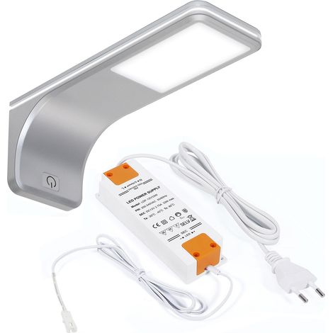 1er SET SOTECH LED Unterbauleuchte VIOLA mit Touch Dimmer 4000K neutralweiß (12V 3,5W 160 x 55 x 60,5 mm) inkl. Trafo / Anschlußfertiges Plug & Play Set (1/5)
