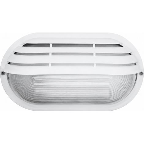 Applique Ovale Palpebra Colore Bianco E27 IP44 210x130x115h (1/5)