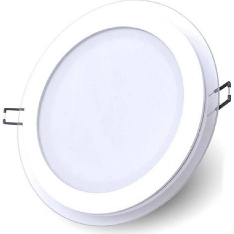 TrAdE Shop Traesio - Pannello Led Slim Incasso Bordo In Vetro 6w Cct Tre Colorazioni Di Luce P75e-t3c - (1/5)