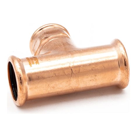 Premium Copper 28x28x3/4" FI Tee - Flameless Press Fitting (1/3)