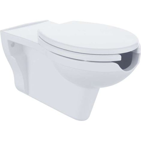 Ravak Safe - Wand-WC mit Sitz, barrierefrei, SoftClose, RimOff, weiß X01930