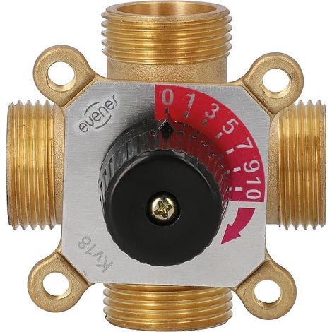 Melangeur 4-voies Easyflow, type 4A DN25 (1"), male, Kvs 6,5