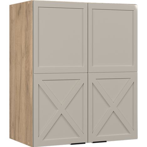Pensile da cucina Fame-Line, GrigioBeige, 60 cm, Vicco