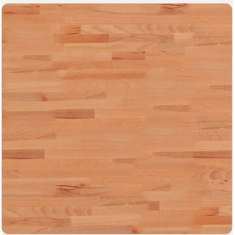 Dessus de table  Dessus de bureau  Plateau de table 70x70x1,5 cm carré bois massif de hêtre