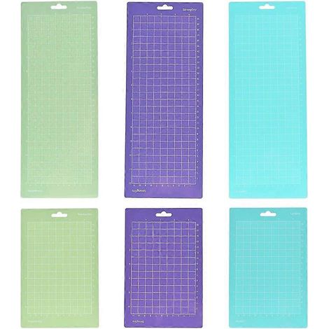 Set mit 6 Schneidematten für Schneideplotter, optimale Haftung, 16,5 x 11,5 cm und 30,5 x 11,5 cm. (1/5)