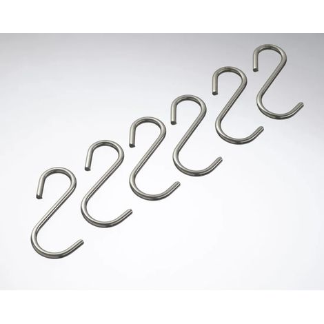 Westfalia Edelstahl Haken 6 Stück Set