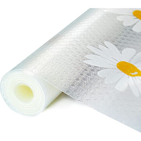 Regalpapier für Küchenschränke, wasserfestes Schubladenpapier für Badezimmer, selbstklebendes EVA-Sitzkissen auf Rolle – 30 cm × 300 cm (1/4)