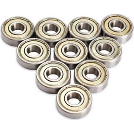 Lot de 10 roulements à billes multi-usages avec joint en caoutchouc, à rainure profonde 6001-2RS (10 x 30 x 10 mm)