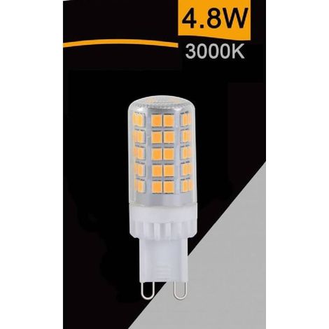 Trade Shop - SMD G9 LED-Röhrenlampe, 4,8 W, 600 lm, Lichtfarbe: 3000 K, 6500 K, 4000 K, SPARAC-G9-4.8W-CE5 -