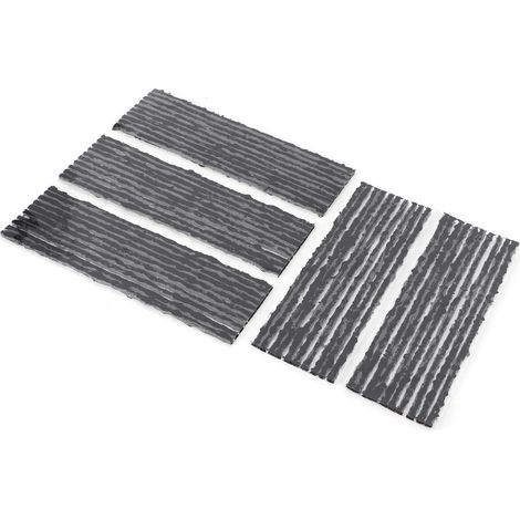 50 mèches de réparation pour pneus tubeless, 200 x 3 mm, noires (1/5)
