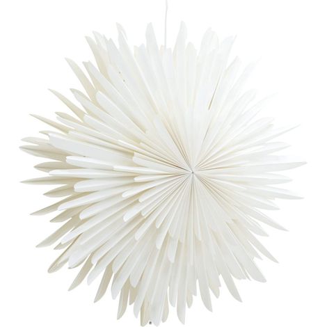 Lampe Suspension Design "Selen" 60cm Blanc (1/5)