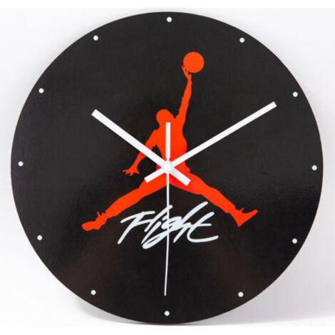 30cm AJ1-12 Wall Clock Dial for Home Living Room Bedroom Office Cafe Bar Decoration (Black) (1/4)