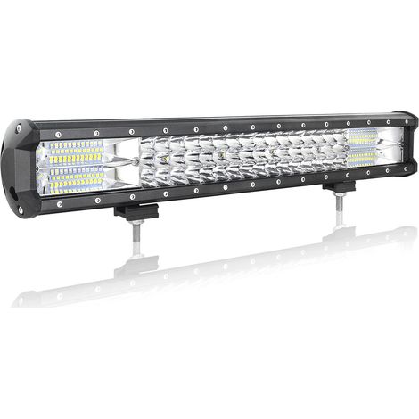 1 Barre Lumineuse LED 288W Triple Rangée Faisceau Combo 50,8cm 6000K Pour Véhicules Tout-terrain (1/5)