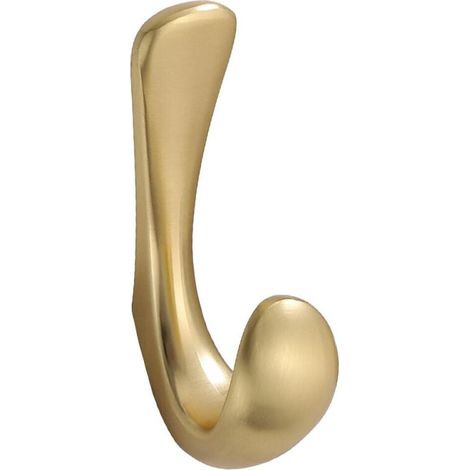 1 Pieces Coat and Hat Hooks Strong Metal Hooks for Hanging Clothes Hooks Wall Mounted Towel Hooks for Home, Gold (1/4)