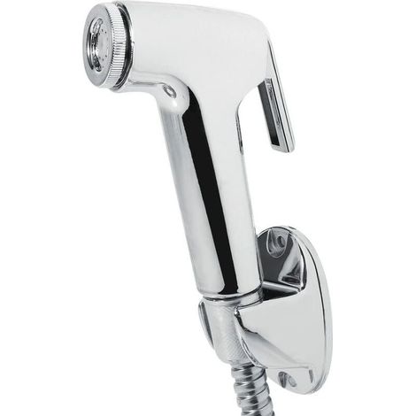 Handbrause für Bidet, multifunktionales WC-Bidet-Duschset mit Schlauchhalter und Wandhalterung, Shattaf Personal Hygiene, ABS (1/5)