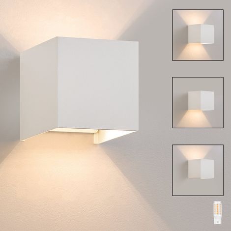 ZMH Applique murale LED Applique intérieure/extérieure : Lampe d'extérieur Blanc chaud IP65 Lampes murales d'extérieur G9  maison Chambre à coucher Couloir Cage d'escalier (1/5)