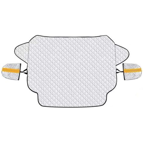 Magnetic car windshield cover – winter protection against wind, snow, dust, frost and sun – with magnet (1/4)