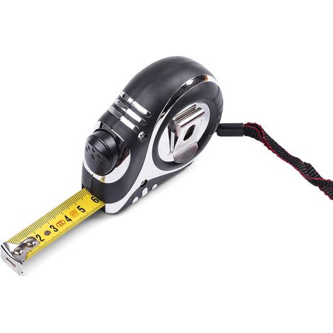 HARDY WORKING TOOLS Metro a nastro, Flessometro ampio 19mm, lunghezza 5m, clip da cintura, A0700-451905 (1/3)
