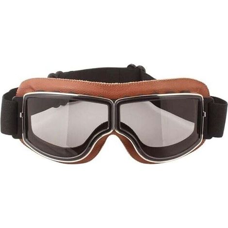 Lunettes de moto rétro anti-buée chaudes, protection pour équitation, VTT et motocross, toutes spécifications conservées (1/4)