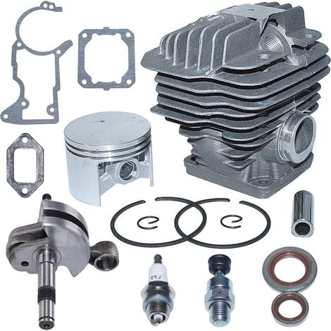 Kit piston joint d'huile de vilebrequin de cylindre 52 mm, pour pièces de tronçonneuse Stihl Ms440 044, 1128 020 1227, 1128 029 2301, 1128 030 0406 (1/5)