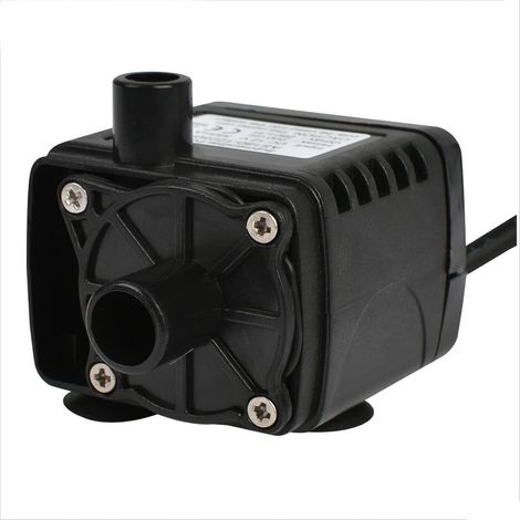 Pompe submersible, mini accessoire à faible bruit DC 12V pour aquarium de réservoirs, réservoir hydroponique, jardin de pelouse, réservoirs de poisson (1/5)