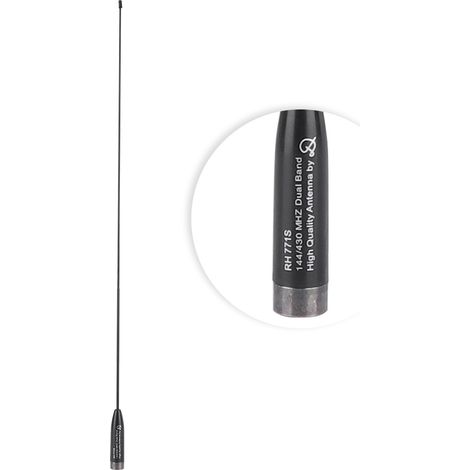 Antenne double bande SM pour Talkie-Walkie Kenwood TK100 TK200 TK220, réception stable et design mince (1/4)