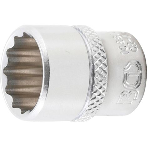 Llave de vaso 12 caras entrada 6,3 mm (1/4") 9/16"