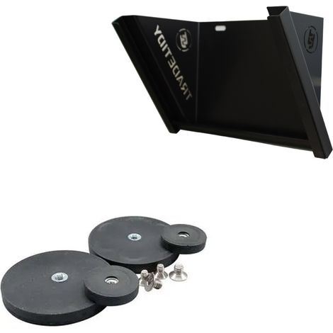 Tradetidy TT-PTB Paper Towel Holder Blue Roll Dispenser + Magnetic Mounting Kit (1/5)