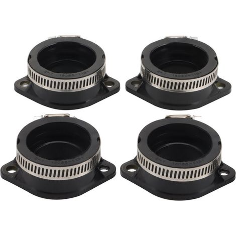 Kit de collecteur d'admission quatre cylindres Kawasaki GPZ1100 ZXT10A KZ1000 (4 pièces) comprenant un connecteur de carburateur, de la colle, un connecteur de filtre à air, un tuyau et des pièces de (1/5)