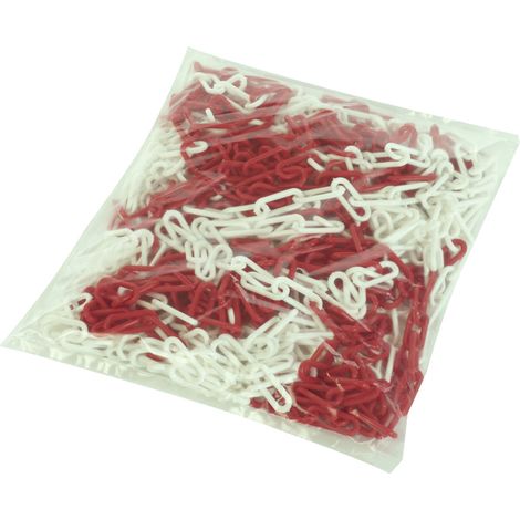 Chaîne Ø 6mm x 10m Rouge/Photoluminescent en sac - SIGNAL - 1823525