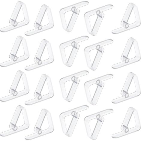 CCYKXA  Set mit 24 transparenten Tischdeckenklammern – für Garten, Picknicks, Gartenpartys, Hochzeiten, Camping (1/5)