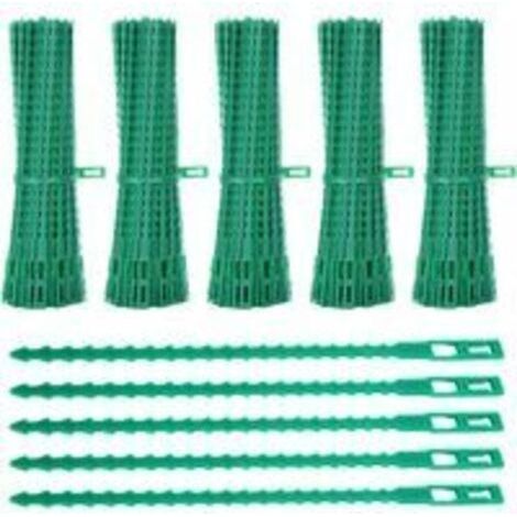 Lot de 600 Attaches de Plantes, 23CM Attaches de Jardin Réglable Liens de Serrage en Plastique pour Jardin Flexible, Attache Tomates de Câble de Jardin pour Aider à Soutenir Les Plantes (1/5)
