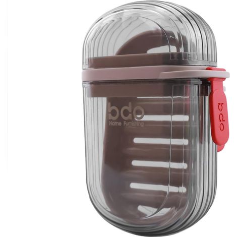 Portasapone da viaggio portatile con coperchio impermeabile e ermetico, adatto per casa, bagno, escursioni e viaggi.