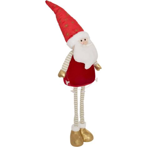Babbo natale luminoso con stella a led telescopica, altezza 113 cm - Feeric lights & christmas (1/4)