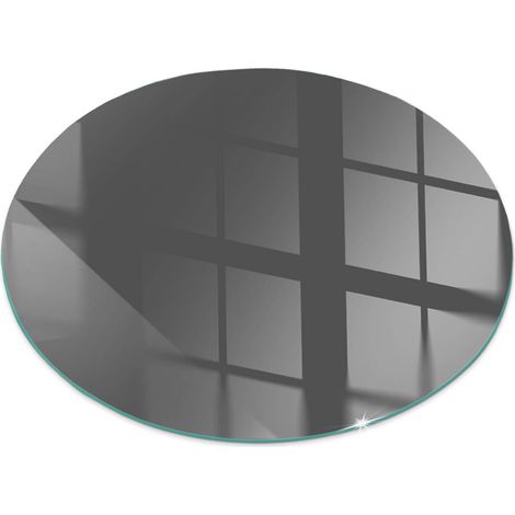 Kaminofen Glasplatte Kaminplatte Kaminglas Ofenglas Bodenplatte Funkenschutzplatte Glasbodenplatte Farbe Graubraun Rund fi 70 cm