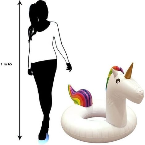 Jouet gonflable - LICORNE - 100 cm - Extérieur - Enfants - Mixte