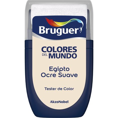 Bruguer Tester Colores del Mundo Pintura para paredes monocapa Egipto Ocre Suave 30 ml