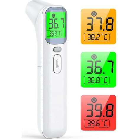 Thermomètre infrarouge laser numérique sans contact, réglable, -50 °C à 600 °C (-58 °F à 1112 °F). (1/5)
